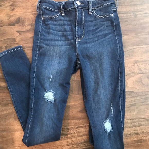 Hollister distressed jeggings - Picture 1 of 2